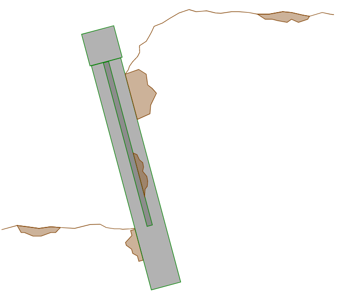 Image showing rotation failure of a solider pile retaining wall.  Rotation failure is a common reason why solider pile retaining walls  fail.