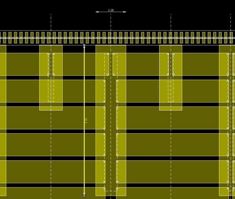 CAD background loaded as a background for footing design in RAM Concept