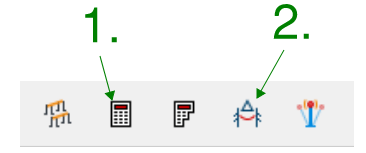 Calc Option Toolbar in RAM Concept