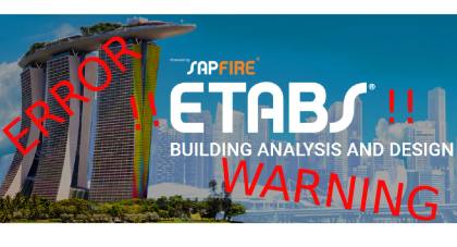 Structure Is Unstable or Ill-Conditioned: ETABS Warning Fix