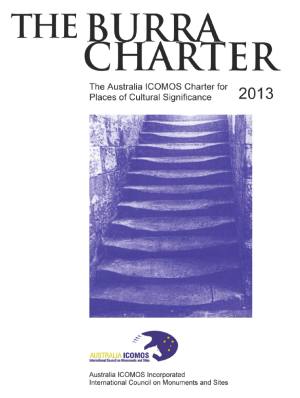 Cover of The Burra Charter, the Australia ICOMOS Charter for Places of Cultural Significance